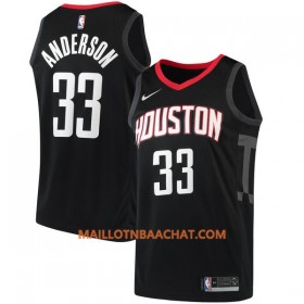 Maillot NBA Houston Rockets Ryan Anderson 33 Nike 2017-18 Noir Swingman - Homme